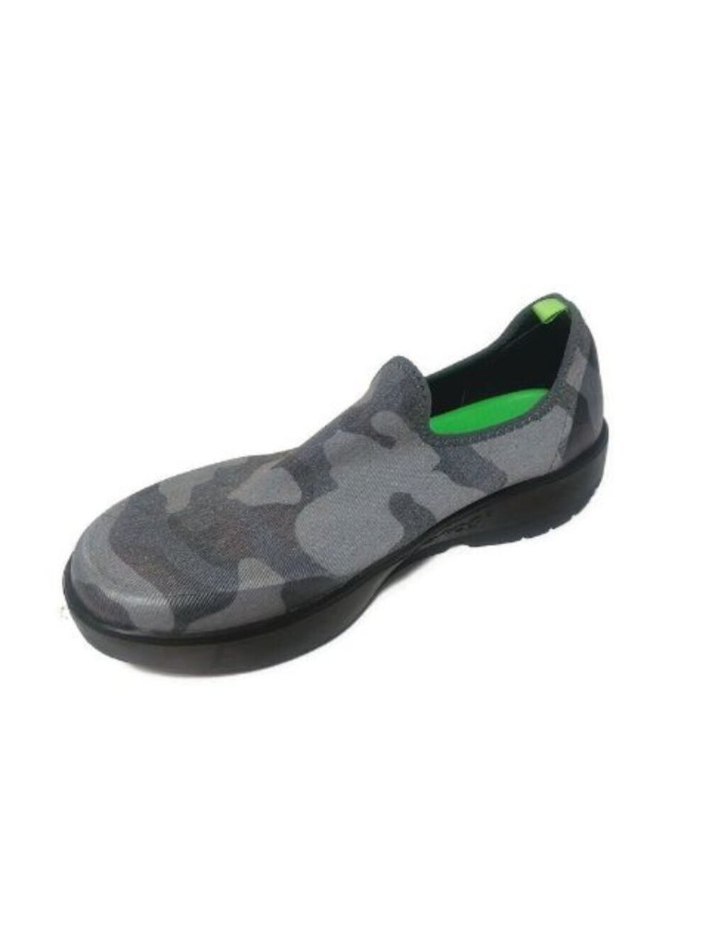 Oofos OOmg Eezee Recovery Shoes Womens Size 11 Gray Camo Slip On Walking Sneaker - Picture 3 of 9